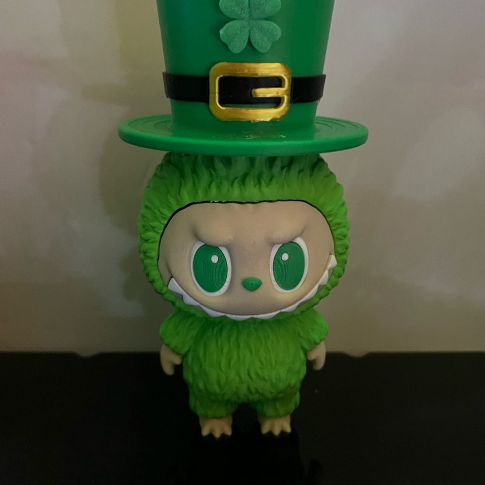 Labubu st Patricks Leprechaun with Hat